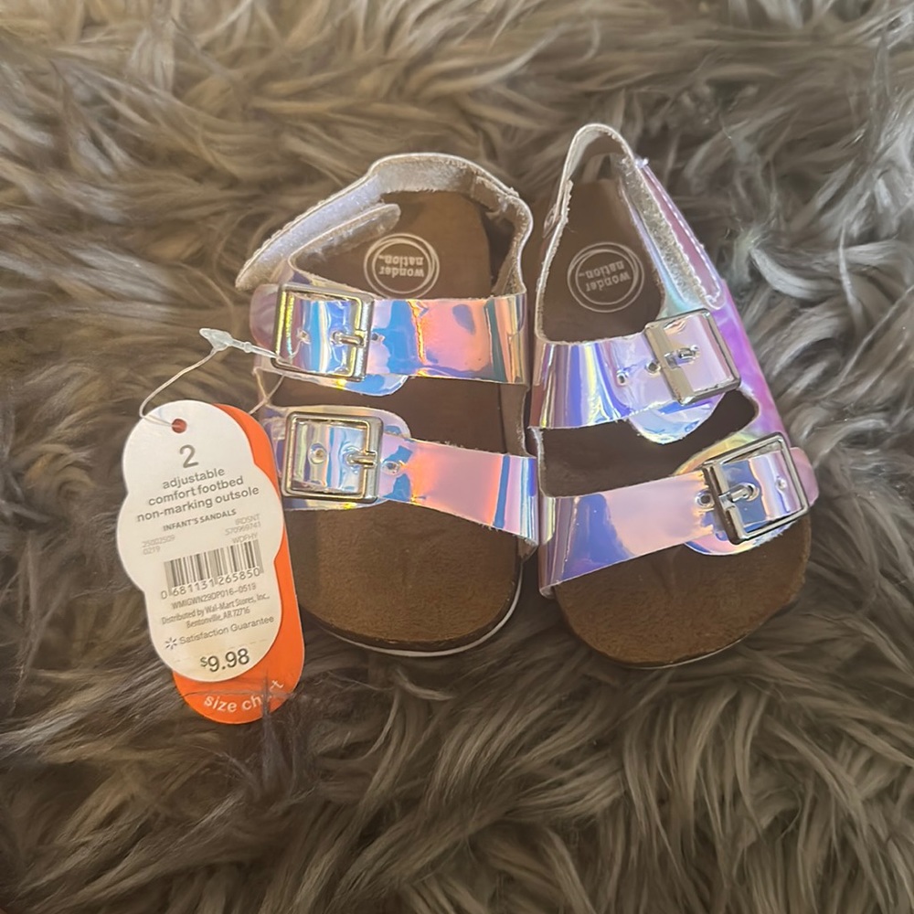Holographic color infant girl size 2.
